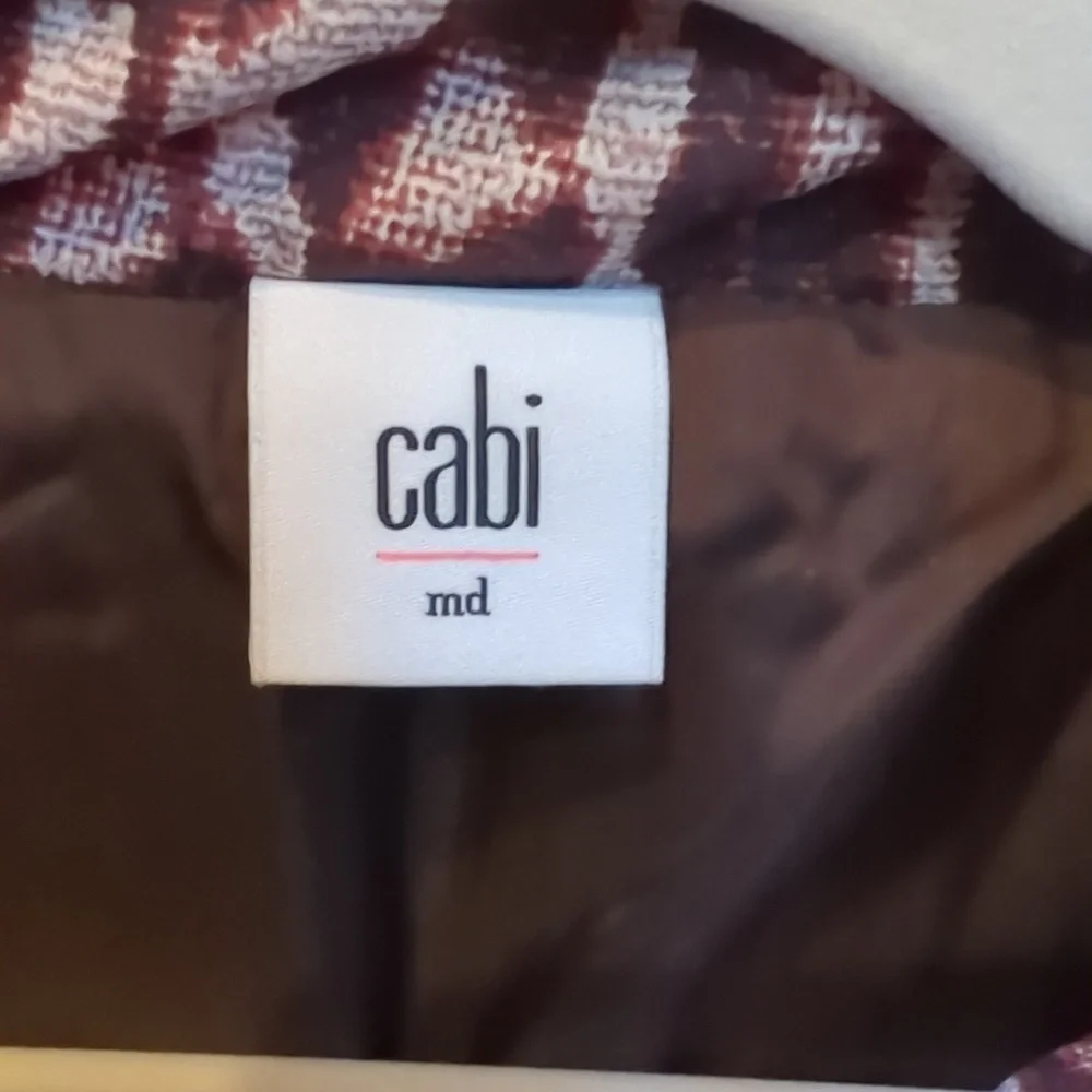 CAbi, Juliet animal print puffer vest. Medium